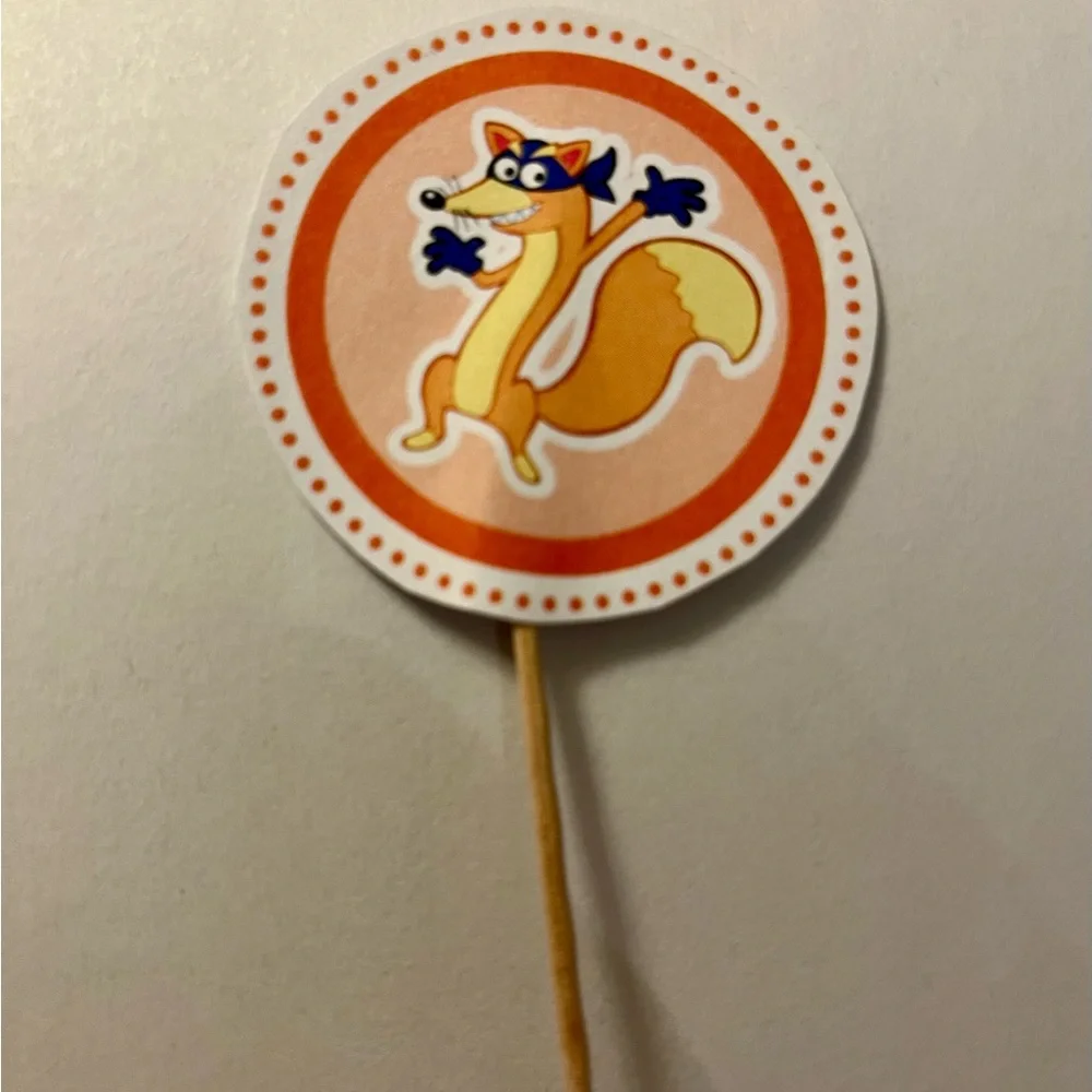 Birthday Cupcake Toppers - Dora The Explorer